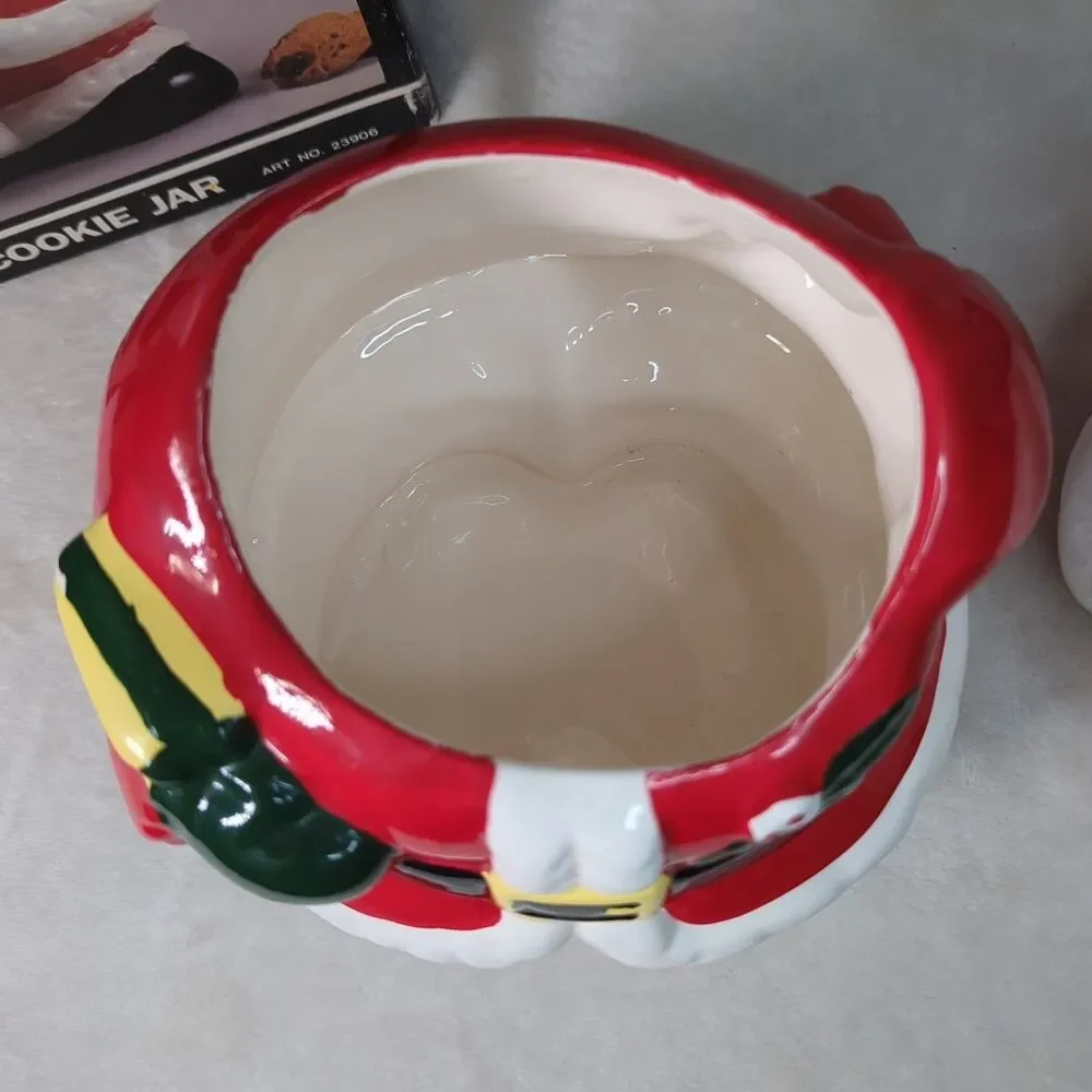 Santa Claus Ceramic Cookie Jar 11